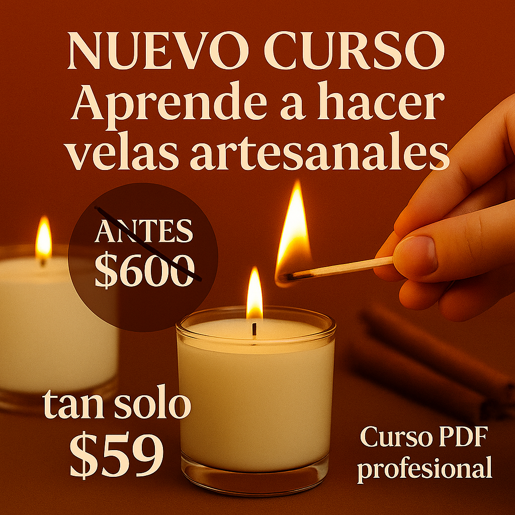 CURSO: CREA TUS VELAS AROMÁTICAS
